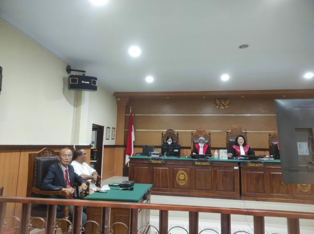 Sidang perkara Nomor 81/Pdt.G/2022/PN Spr  di Pengadilan Negeri Semarapura. (ist)