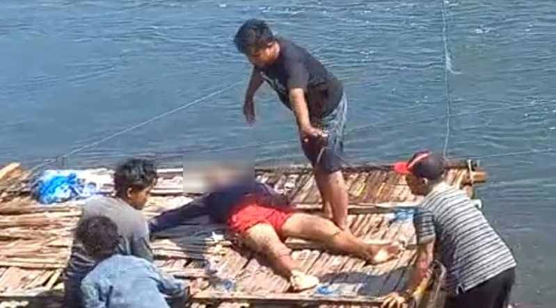 TAK TERSELAMATKAN JIWANYA : Korban yang ditemukan dalam kondisi meninggal (foto:istimewa)