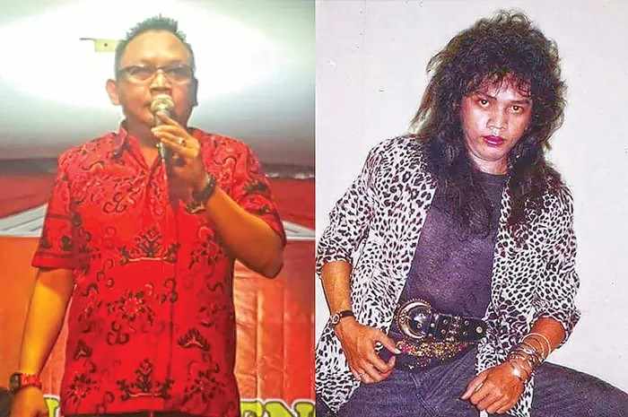 ROCKER JUGA MANUSIA : Didik Adiono yang dulunya vokalis Big Panzer kini Vokalis DPRD Surabaya. (umar wirahadi/jawapos)