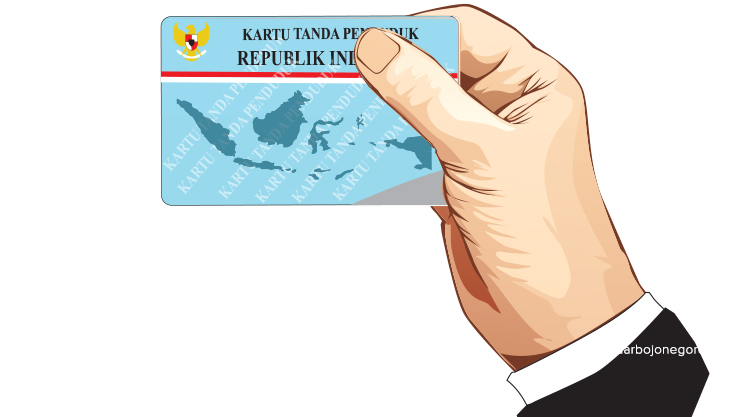 Ilustrasi Blangko E-KTP (Ainur Ochiem/RDR.BJN)