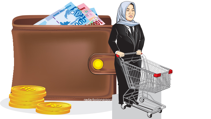 Ilustrasi anggaran pemberdayaan ekonomi perempuan minim (Ainur Ochiem/RDR.BJN)