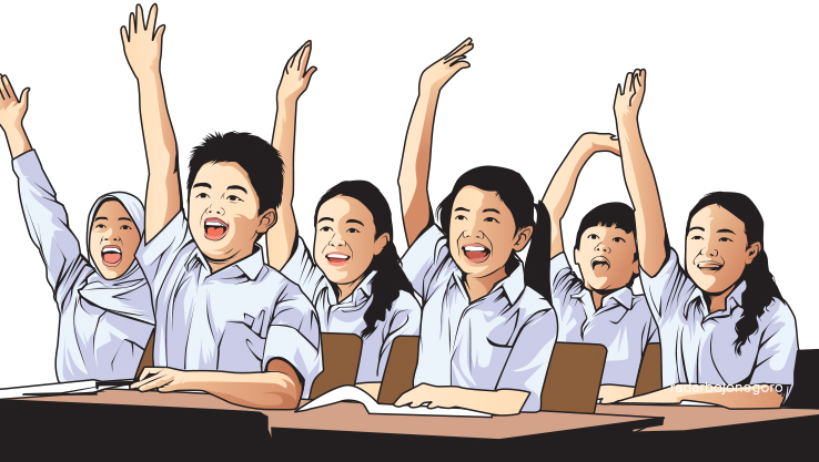 Ilustrasi Siswa (Ainur Ochiem/RDR.BJN)