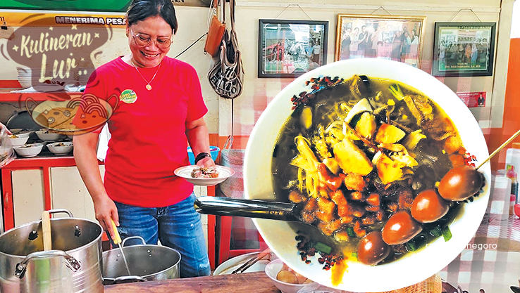 MENGGUGAH SELERA: Sto kletuk Blora, salah satu kuliner khas Blora, cukup menggugah selera, harganya sangat ramah di kantong. (RAHUL OSCARRA DUTA/RDR.BLORA)