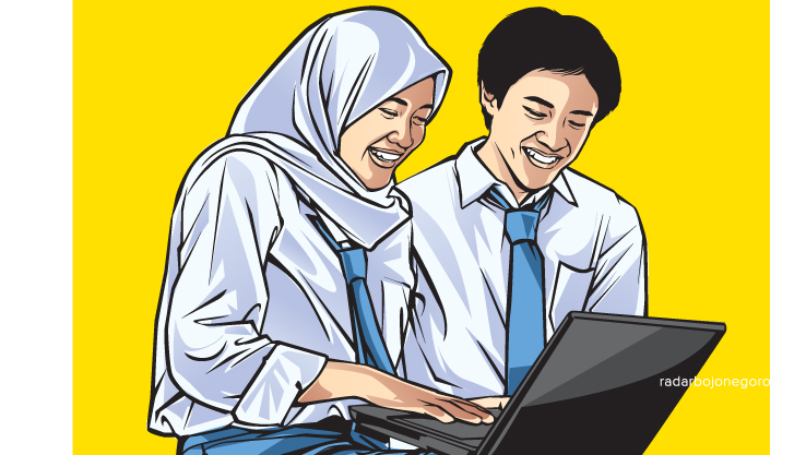 Ilustrasi ANBK (Ainur Ochiem/R.Bjn)