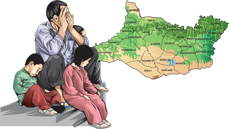 Ilustrasi Daerah Kemiskinan (Ainur Ochiem/RDR.BJN)