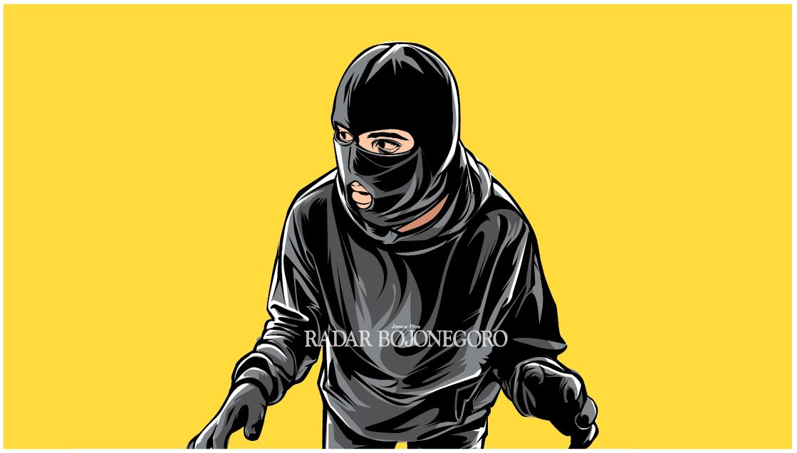 Ilustrasi Kasus Pencurian Motor (Ainur Ochiem/R.Bjn)