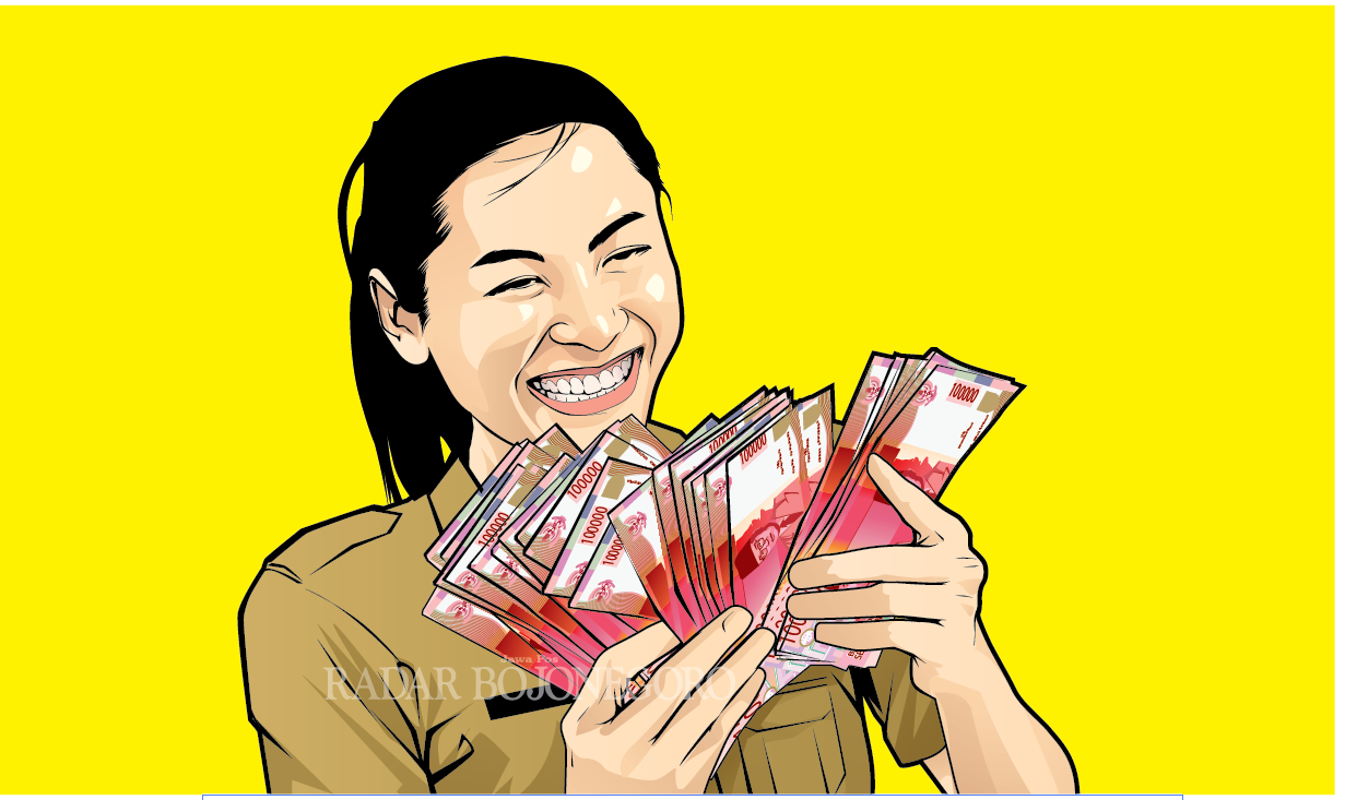 Ilustrasi ASN Naik Gaji (Ainur Ochiem/R.Bjn)
