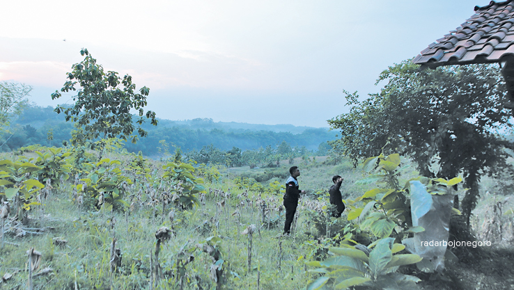 KARANGNONGKO: BPN Bojonegoro proses identifikasi dan inventarisasi pembebasan lahan pembangunan Bendungan Karangnongko. (Eka Fitria Mellinia/RDR.BJN)