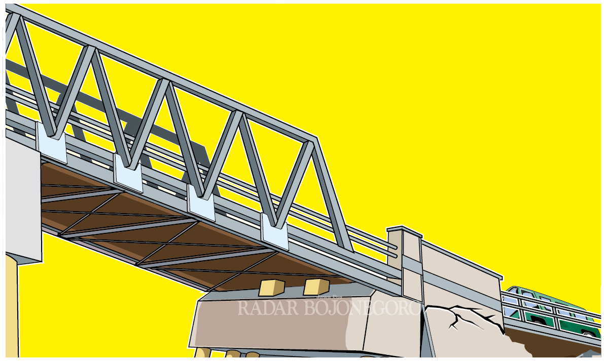 Ilustrasi Jembatan Retak (Ainur Ochiem/R.Bjn)