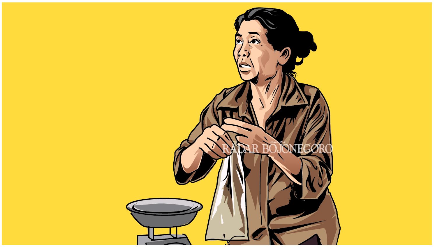 Ilustrasi Perlu Kembangkan Pasar (Ainur Ochiem/R.Bjn)