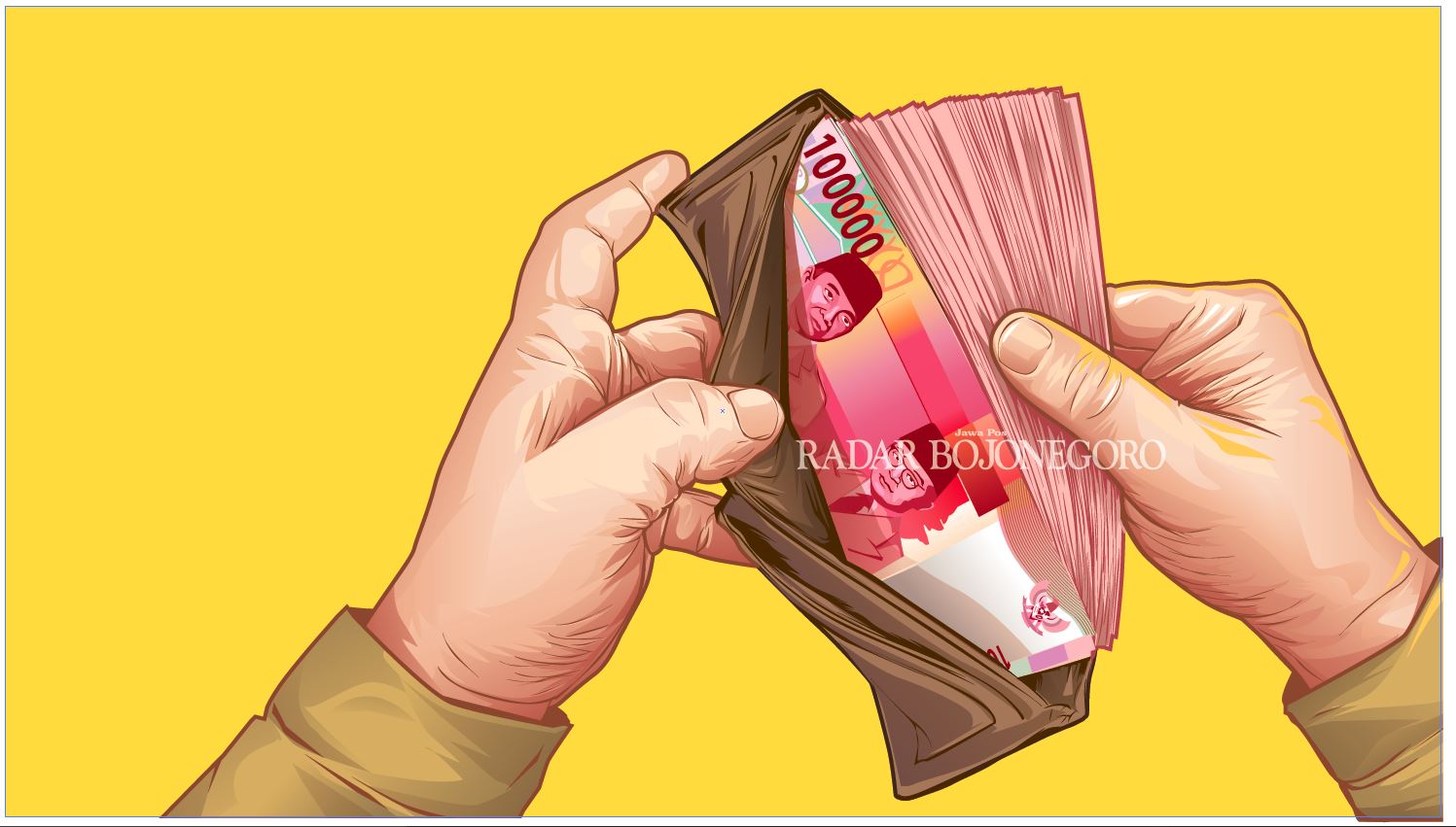 Ilustrasi dana bantuan (AINUR OCHIEM/RDR.BJN)