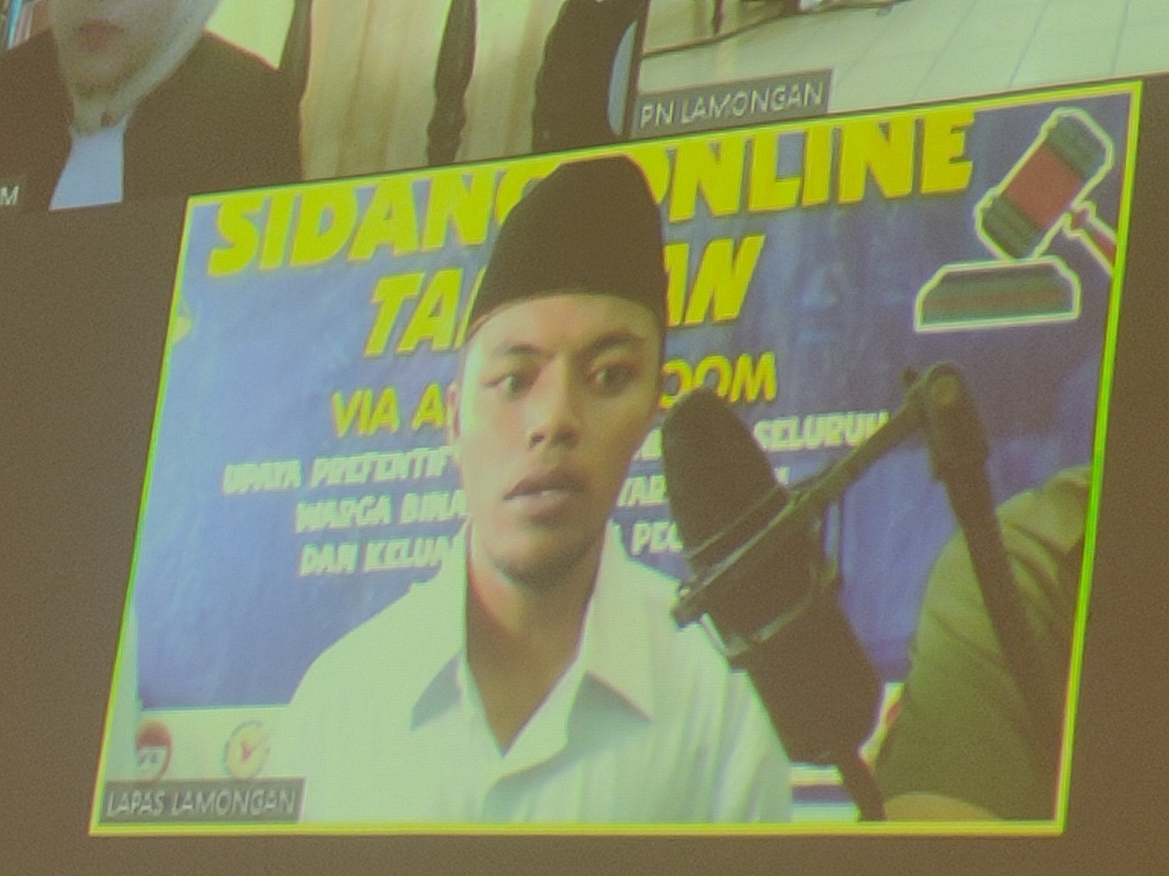 TERBUKTI MENGHASUT: Muhammad Syahrir Aditya, asal Tambakrigadung, Kecamatan Tikung diputus lima bulan dan 15 hari penjara karena menghasut di muka umum. (IST/RDR.LMG)