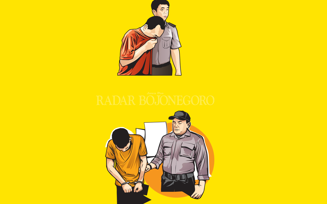 Ilustrasi Tersangka ( AINUR OCHIEM/RDR.BJN)