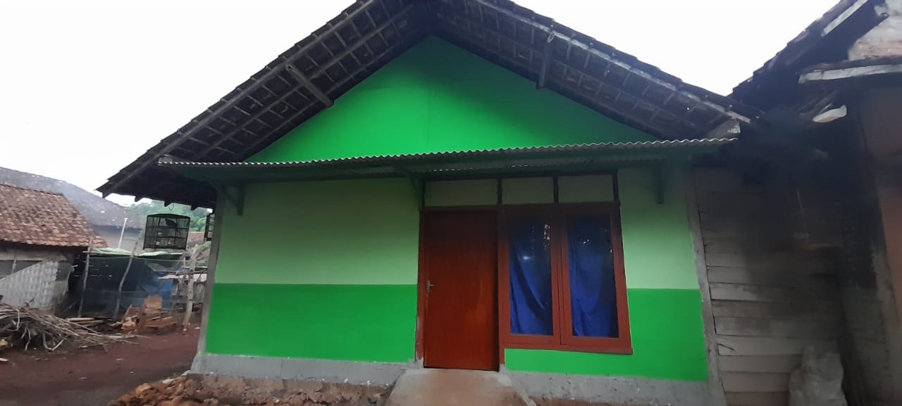 LAYAK HUNI: Salah satu rumah warga setelah menerima program aladin dari Pemkab Bojonegoro menjadi layak huni. (IST/RDR.BJN)