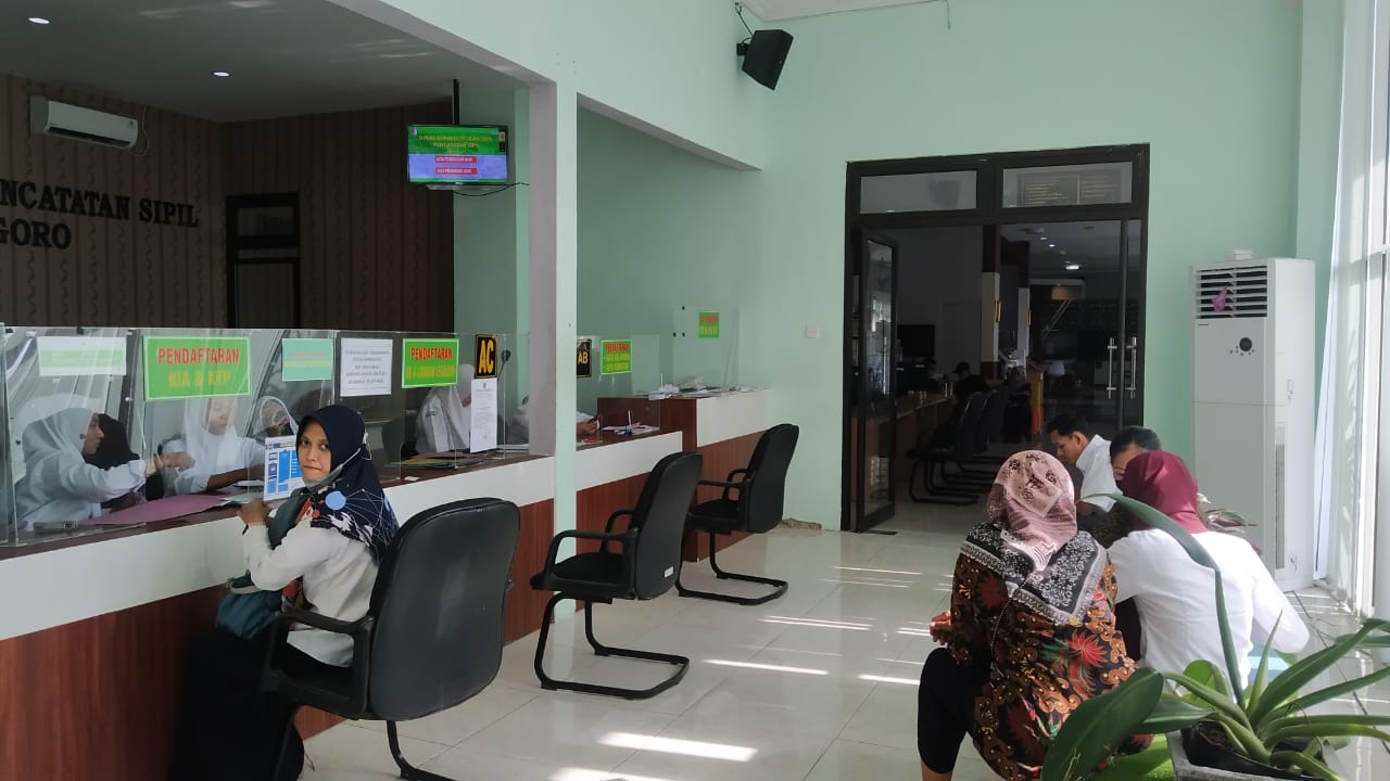 Kantor DISDUKCAPIL Bojonegoro. (YANA/RDR.BJN)