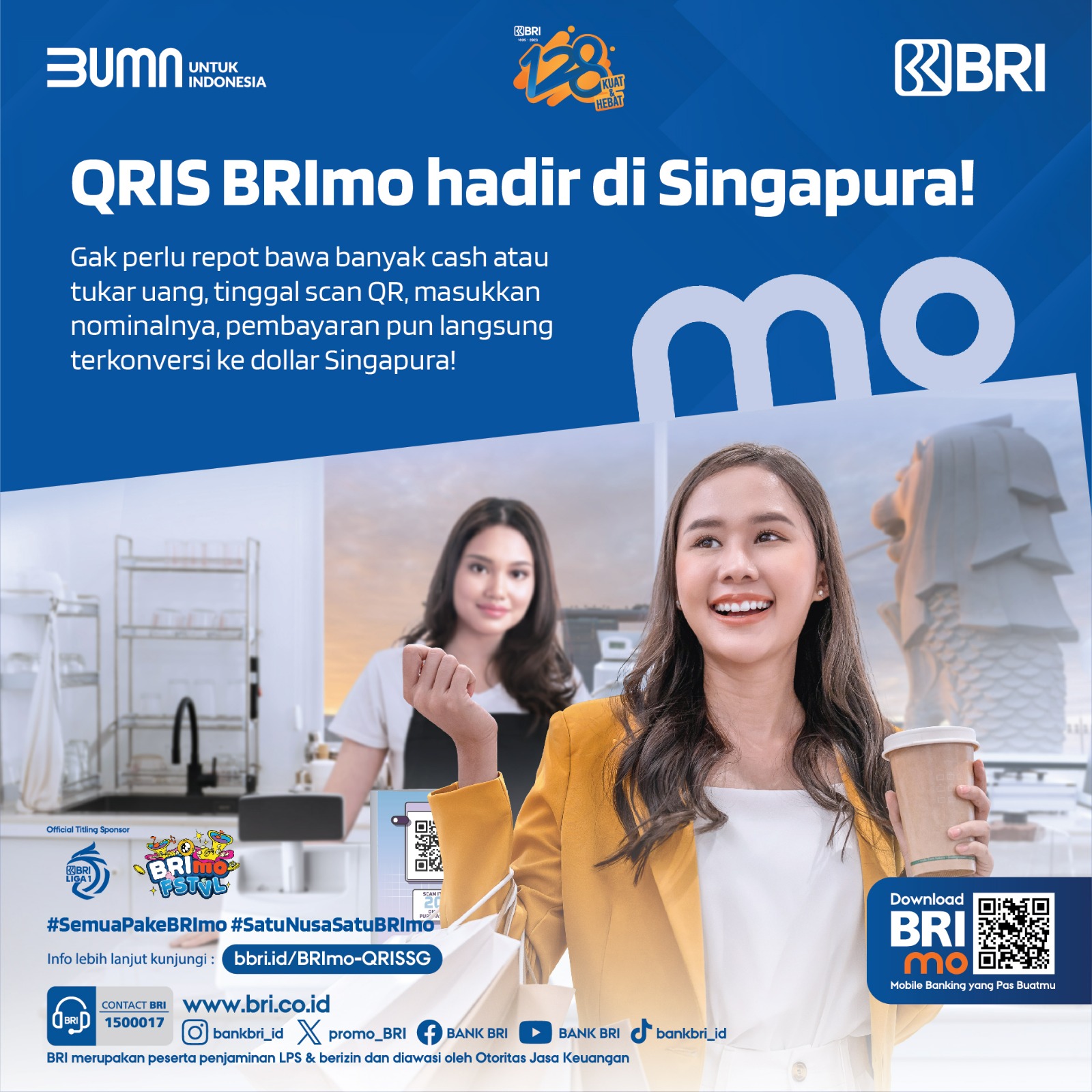 QRIS hadir di Singapura. (IST/RDR.BJN)