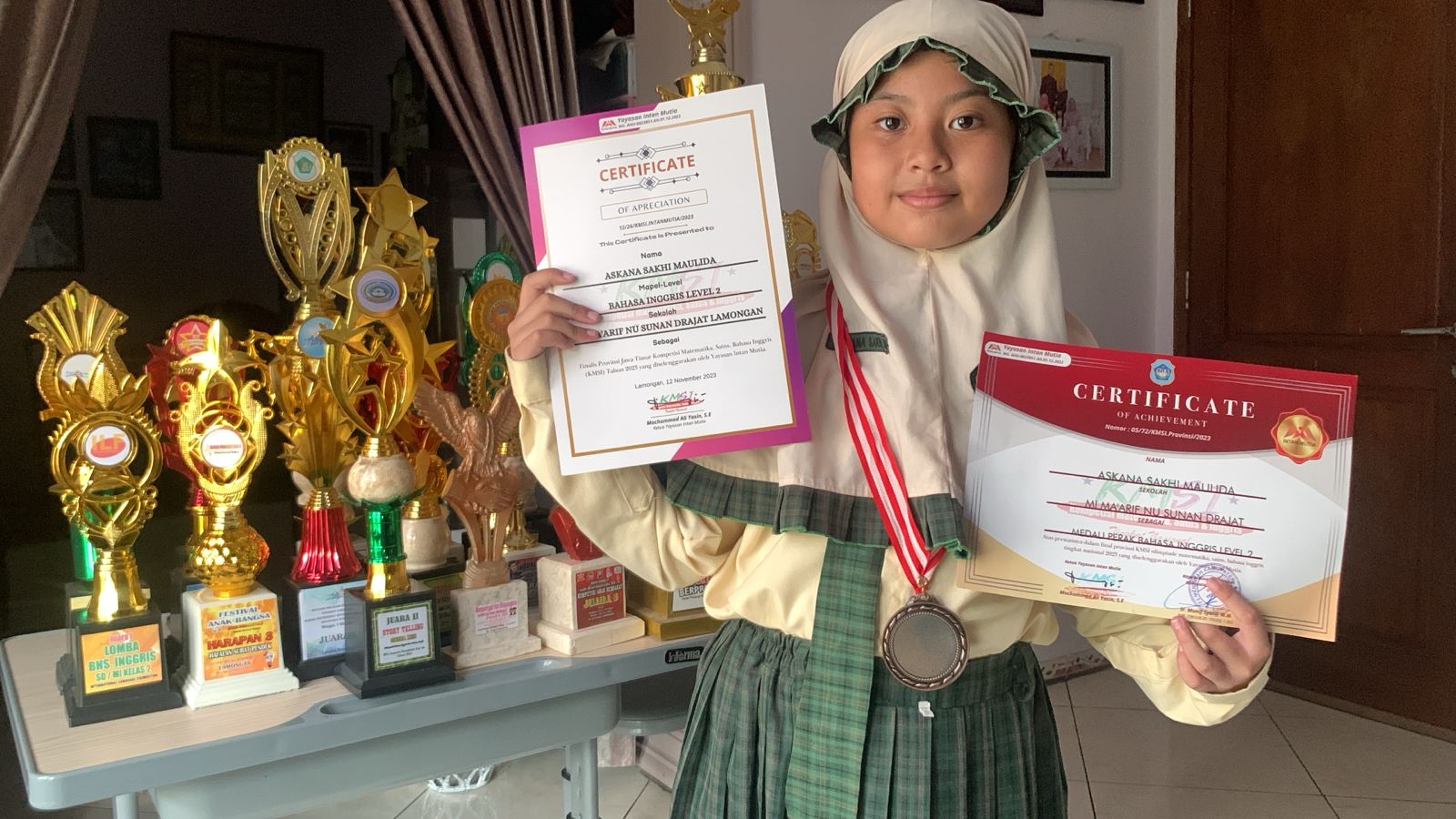 Askana Sakhi Maulida, Kawan Cilik Lamongan. (IST/RDR.LMG)