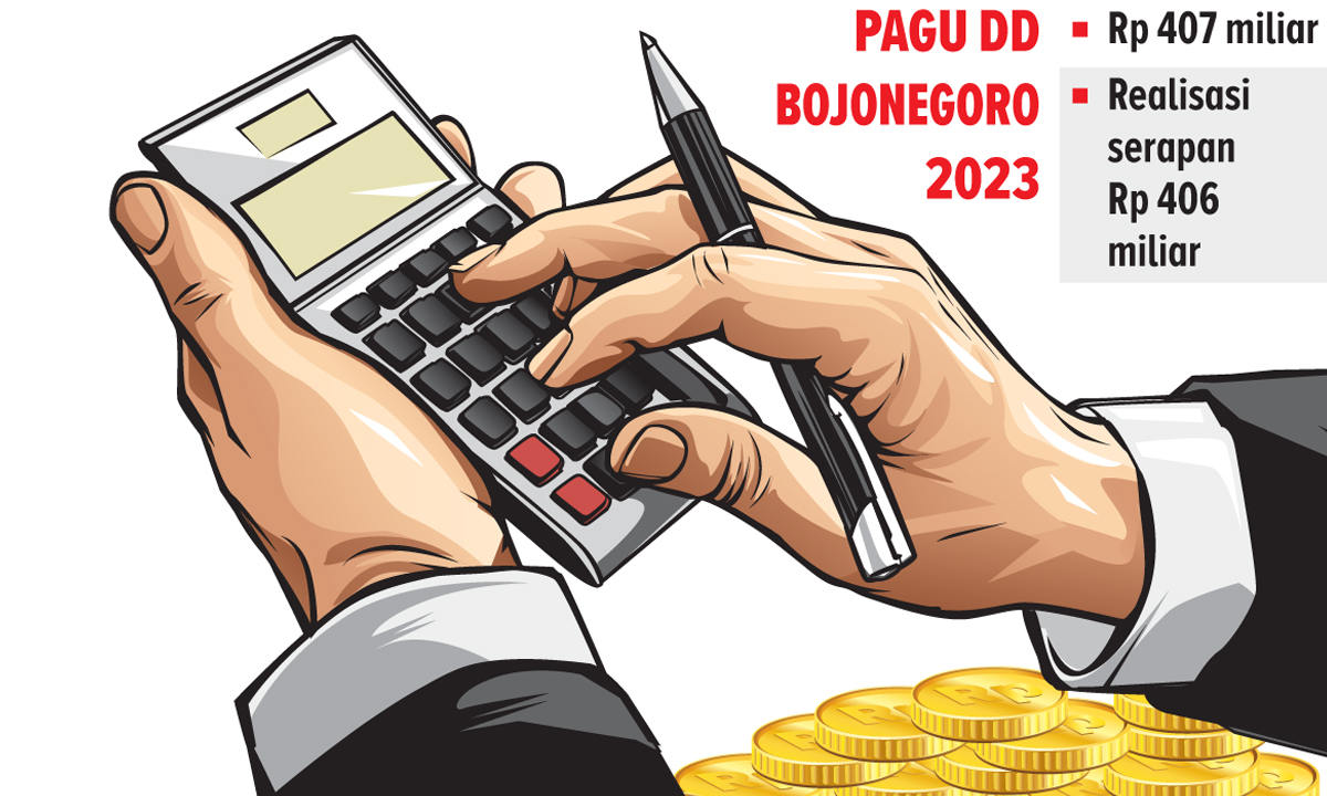 Ilustrasi Pagu Dana Desa  (AINUR OCHIEM/RADAR BOJONEGORO)