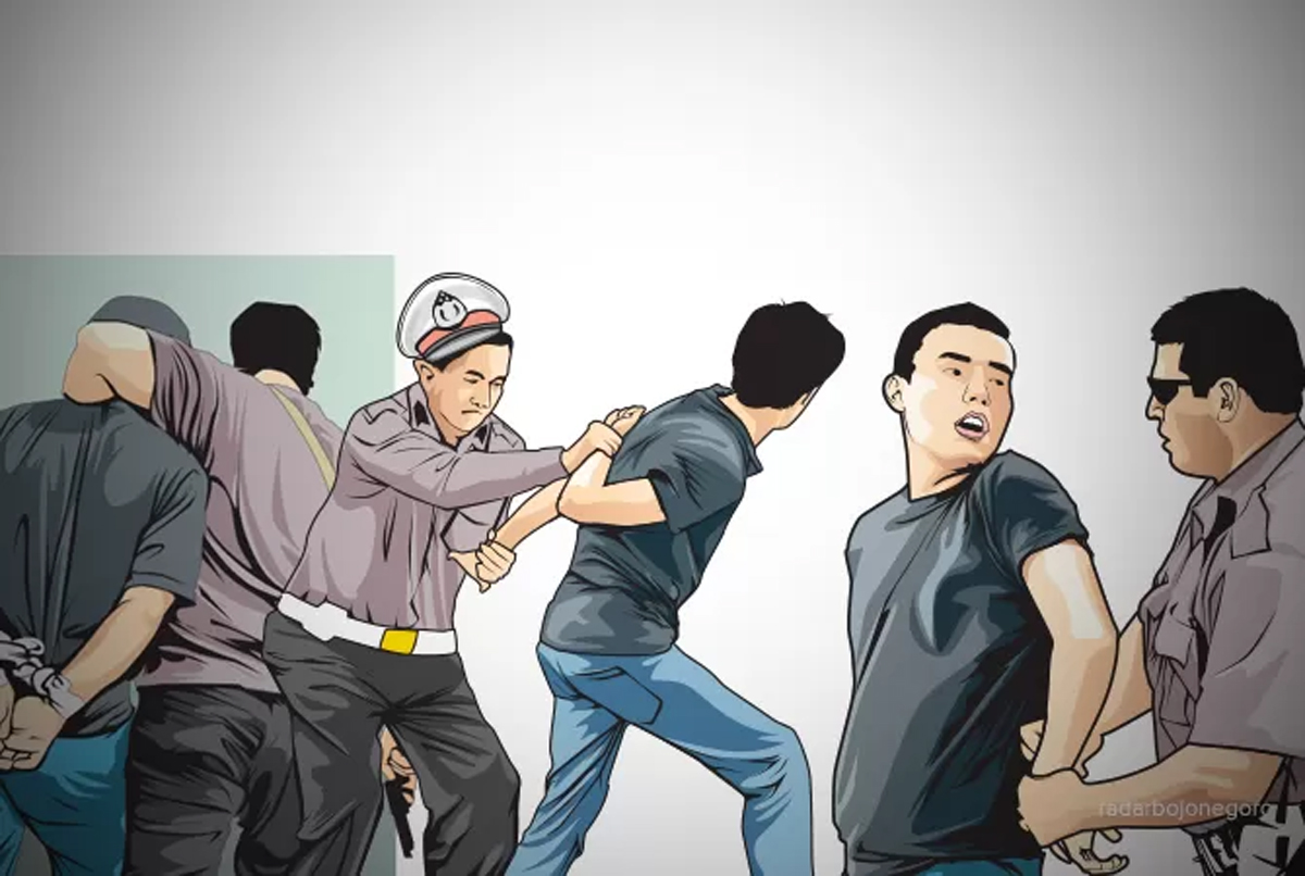 Ilustrasi Penganiyaan (AINUR OCHIEM/RADAR BOJONEGORO)