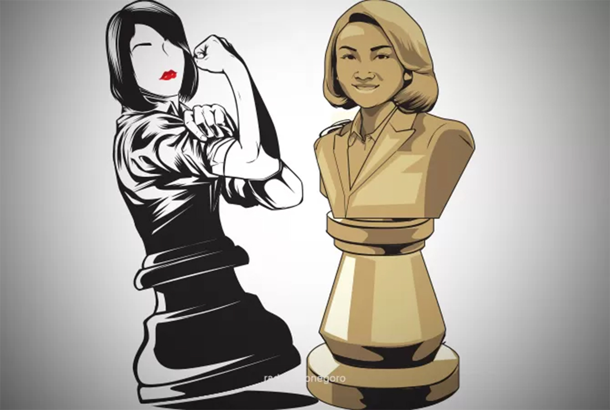 Ilustrasi Perempuan (AINUR OCHIEM/RADAR BOJONEGORO)