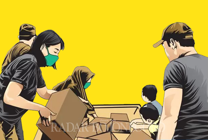 Ilustrasi Bansos (AINUR OCHIEM/RDR.BJN)