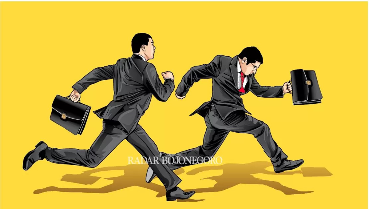 Ilustrasi Anggota KPPS (AINUR OCHIEM/RADAR BOJONEGORO)