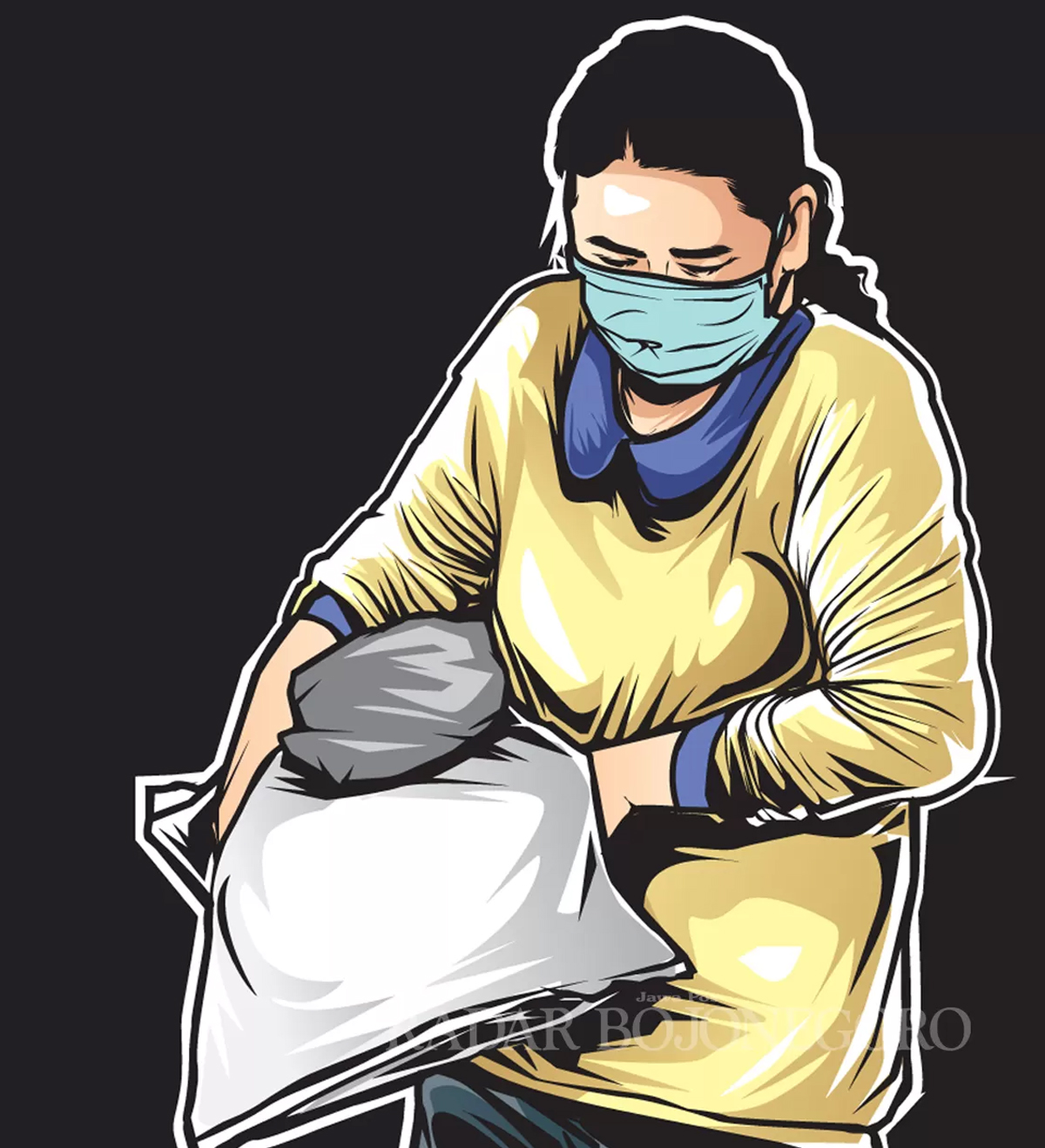 Ilustrasi Bansos (AINUR OCHIEM/RADAR BOJONEGORO)