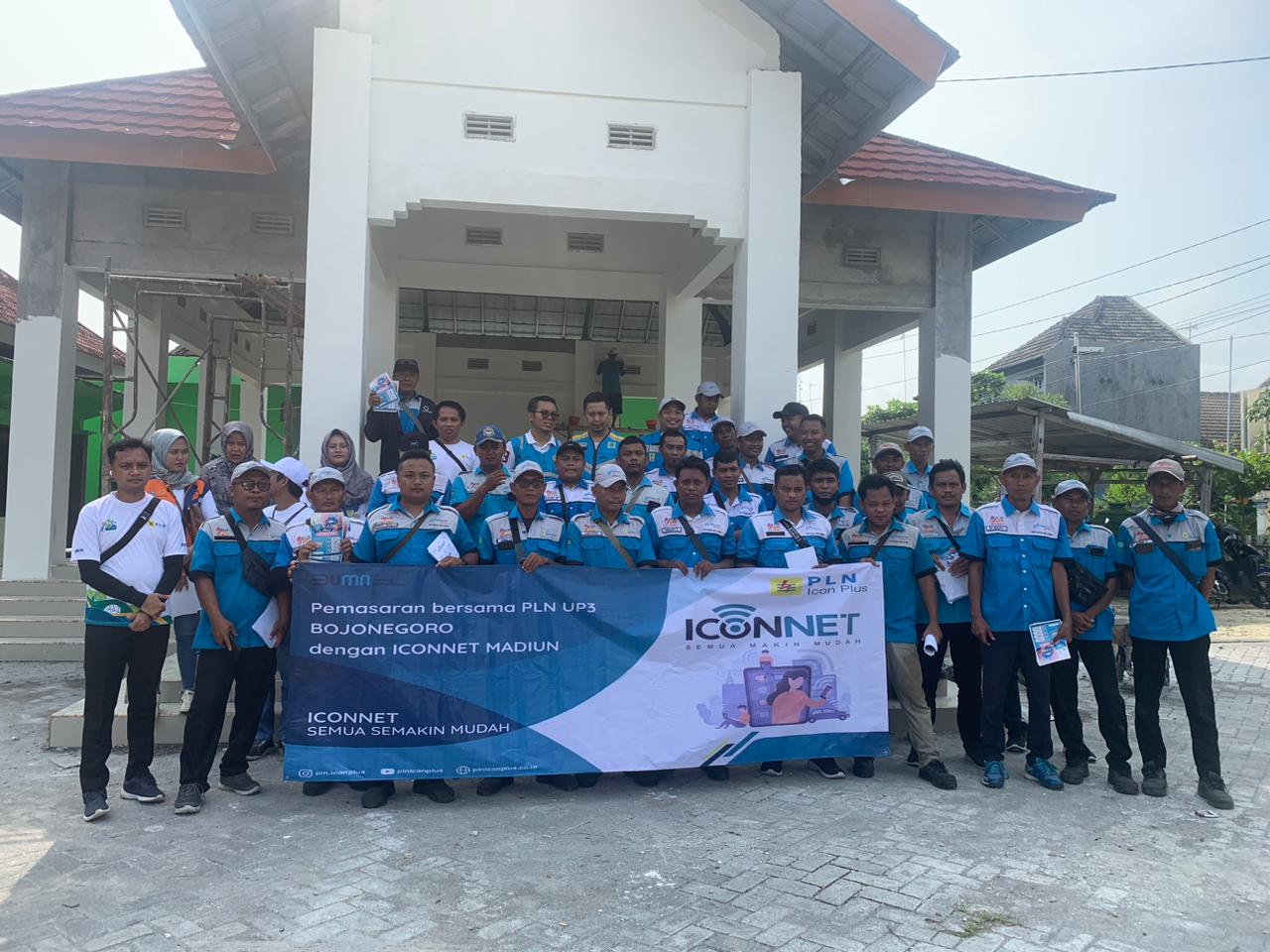 Pemasaran bersama PLN UP3 Bojonegoro dengan ICONNET Madiun. (ISTIMEWA/RADAR BOJONEGORO)
