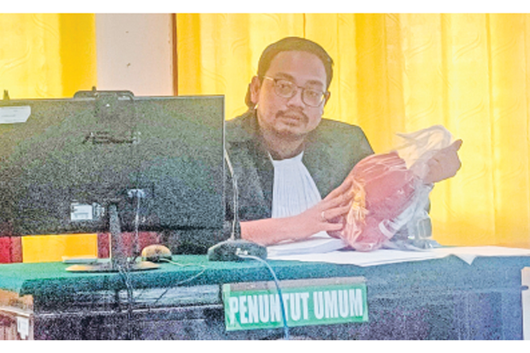 HADIRKAN SAKSI AHLI: JPU mengungkap bukti jika produk kosmetik yang diedarkan oleh Endang Astuti berbahaya untuk kesehatan kulit.