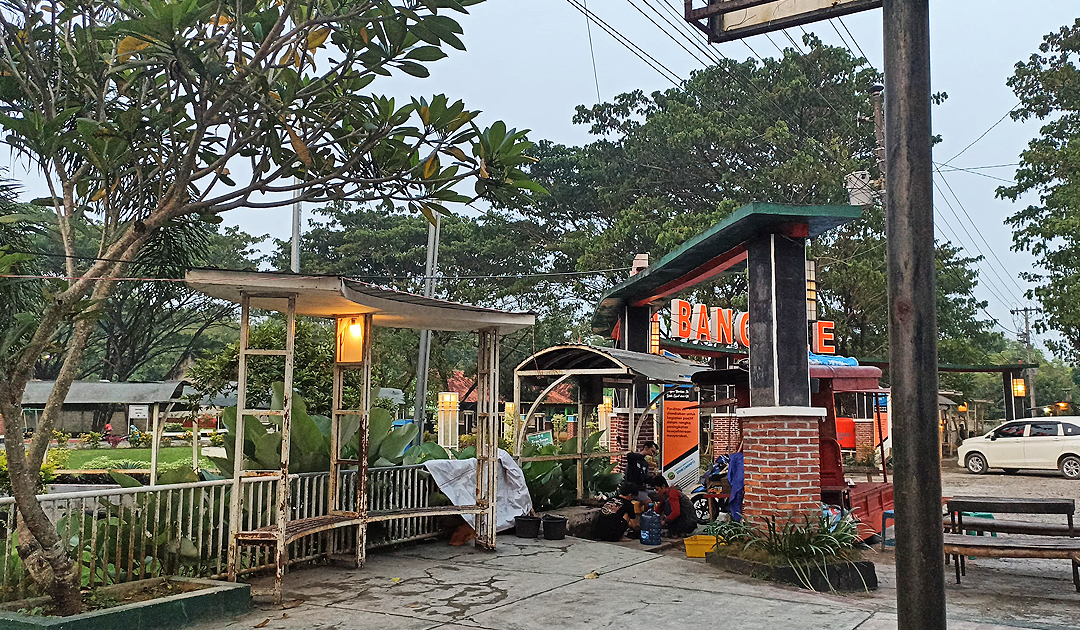 Taman Bangkle, salah satu fasum yang disediakan internet gratis.