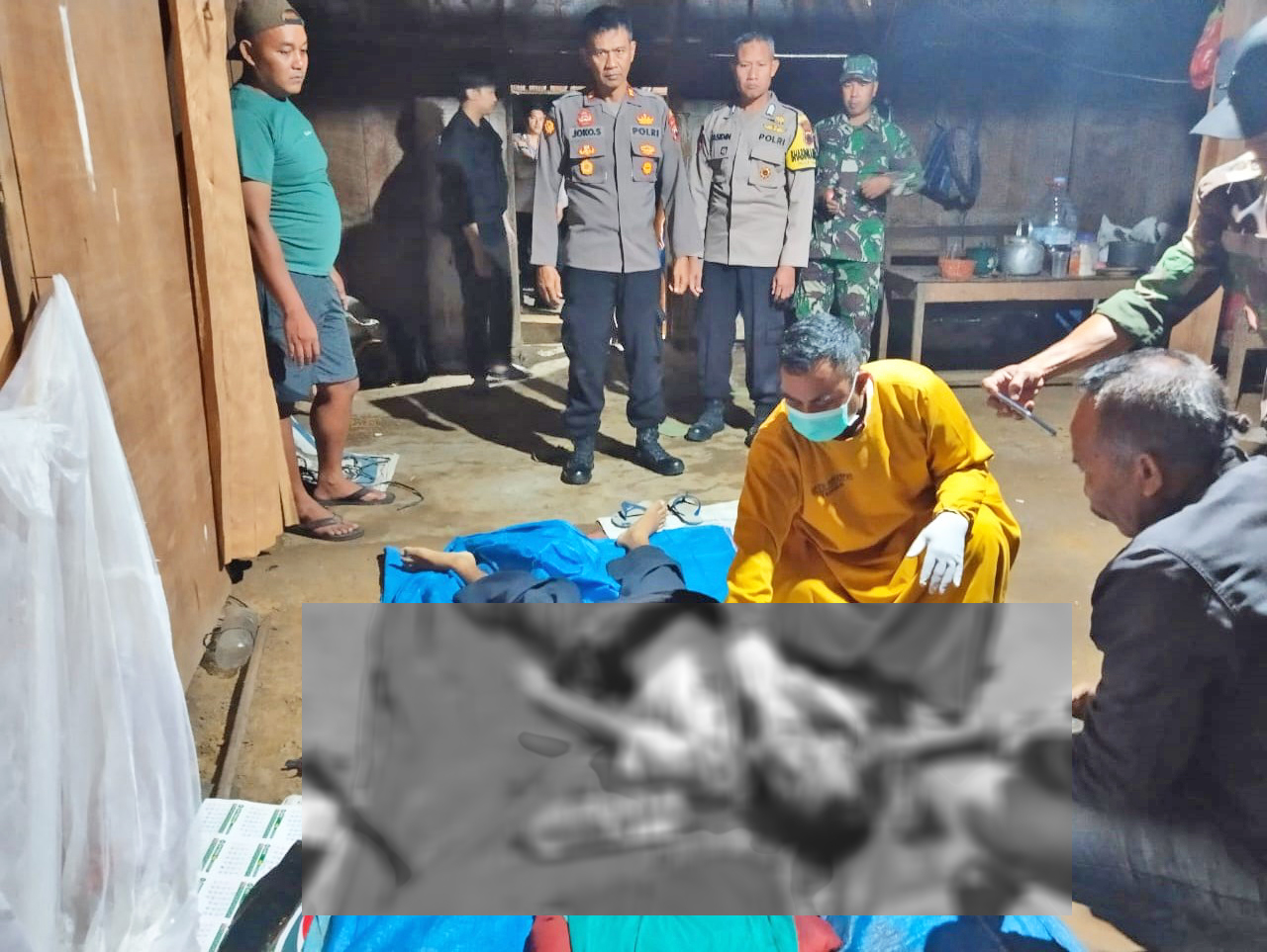 ODGJ di Blora bacok adik sendiri hingga tewas.