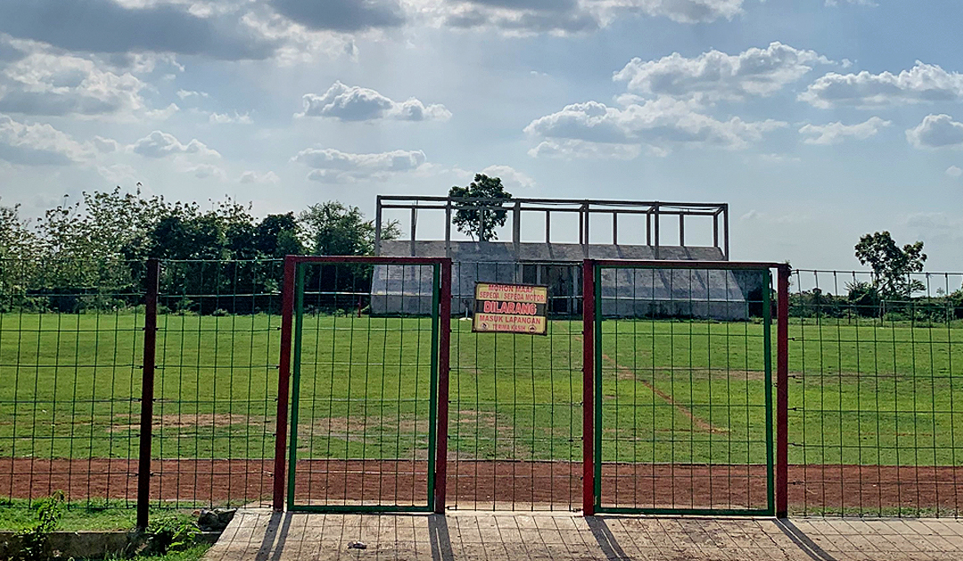 BELUM LAYAK: Dua stadion (Kridosono dan Kridaloka) masih belum layak pakai, perlu rehabilitasi total.