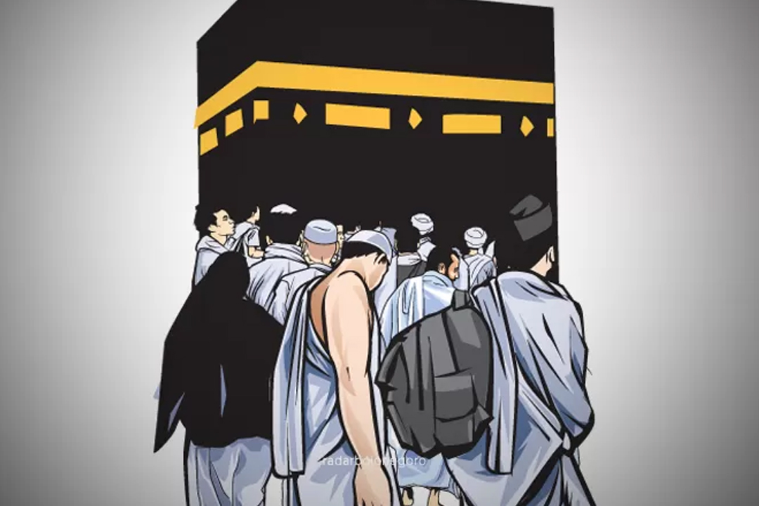 Ilustrasi calon jemaah haji.