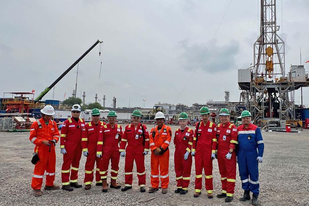 TINGKATKAN PRODUKSI: EMCL mengebor lagi di Lapangan Banyu Urip Blok Cepu Bojonegoro, tepatnya di titik B-13. Rencanya berlangsung hingga tahun depan.
