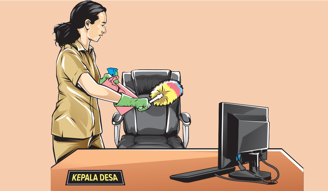 Ilustrasi kekosongan kursi kades