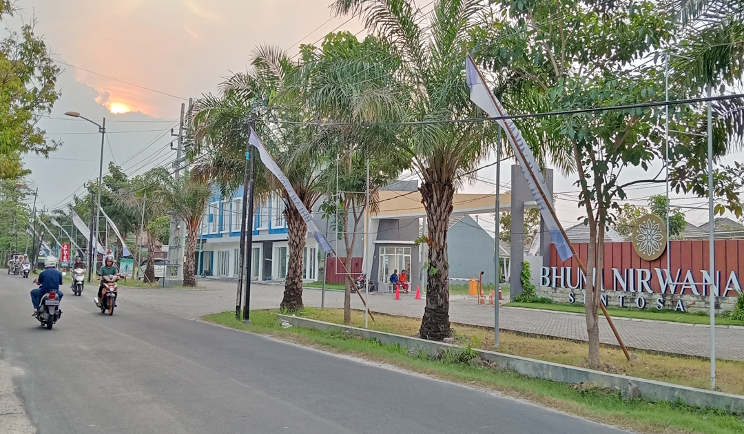 PROPERTI: Salah satu perumahan di kawasan kota. Rumah subsidi jadi incaran generasi milenial maupun generasi Z.