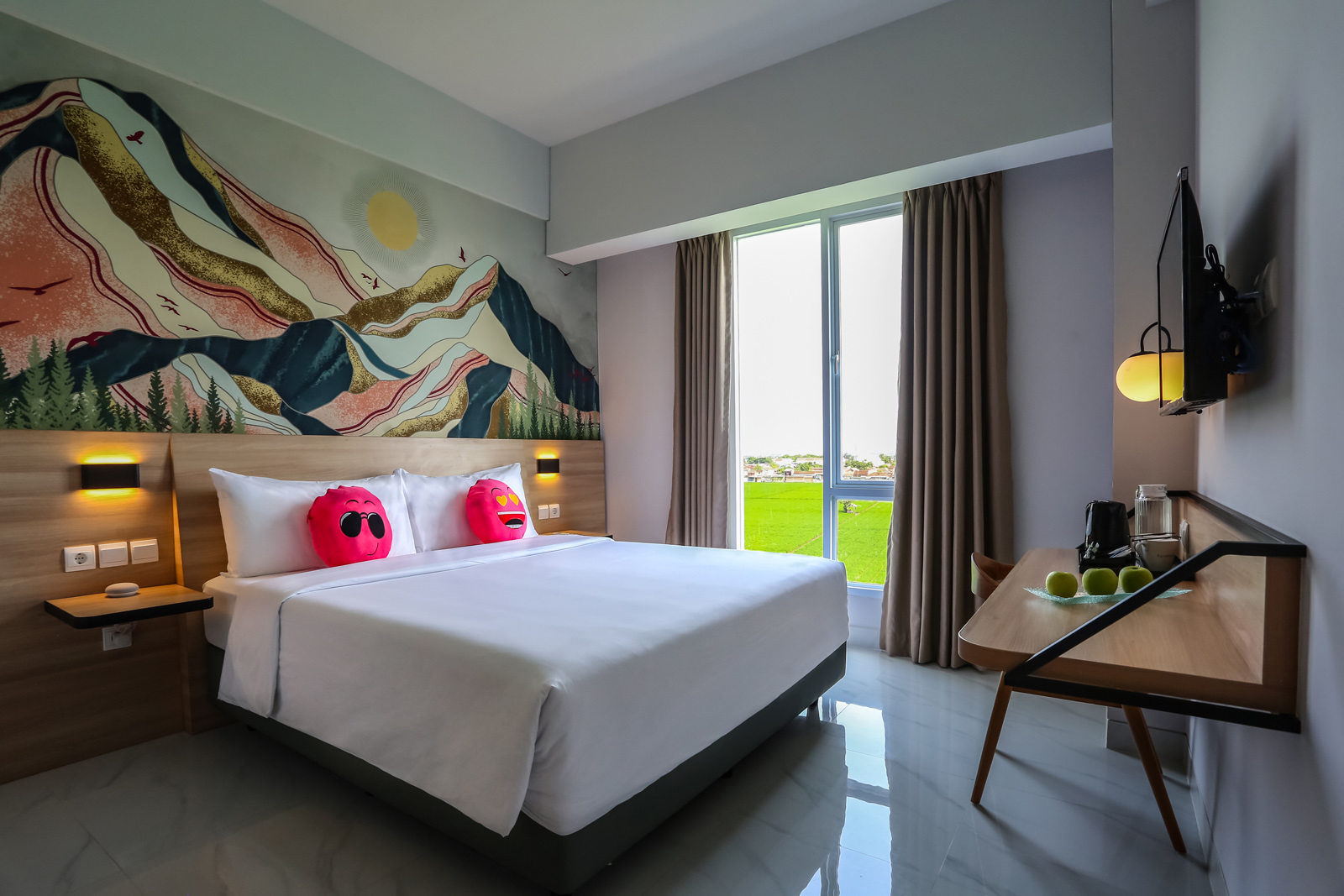 Kamar Deluxe favehotel Pamanukan.