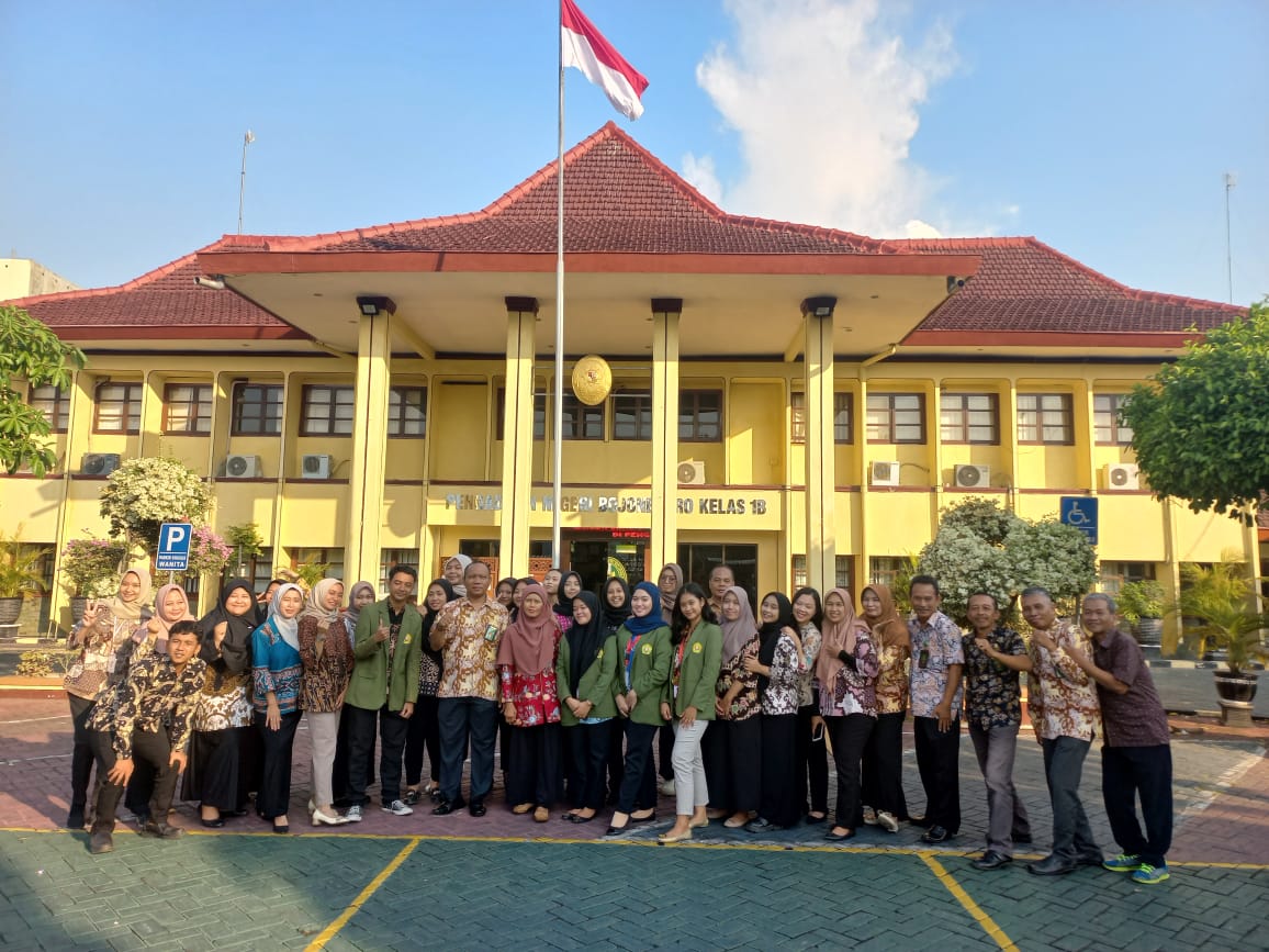 Empat mahasiswa Fakultas Hukum UPN Veteran Jawa Timur magang MBKM di PN Bojonegoro.