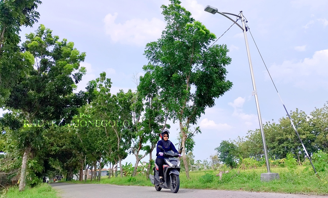 BERKURANG: Proyek pemasangan PJU tahun ini berkurang dibanding tahun lalu. (HAKAM ALGHIFARI/RADAR BOJONEGORO)