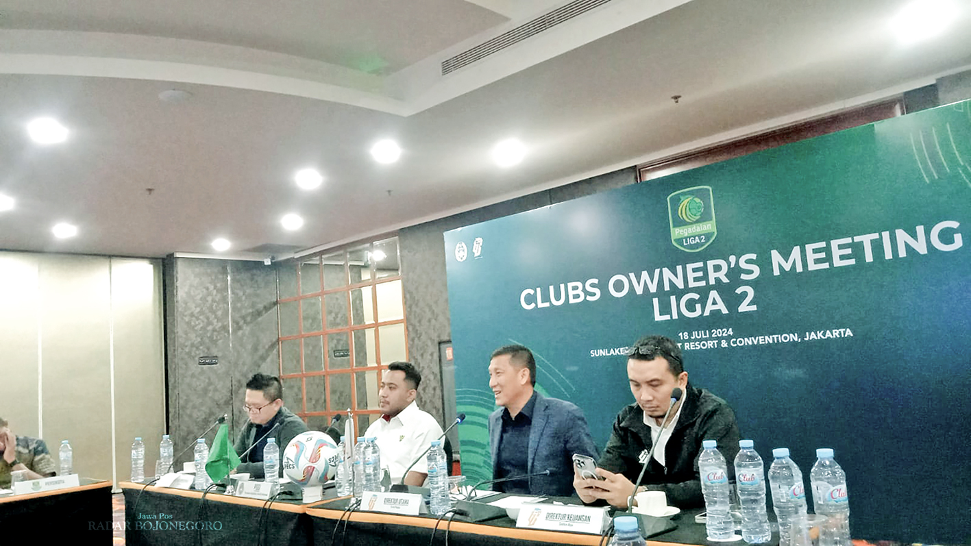MEETING LIGA 2: Manajemen Persibo mengikuti Club Owner&rsquo;s Meeting Liga 2 di Jakarta pada Kamis (18/7).