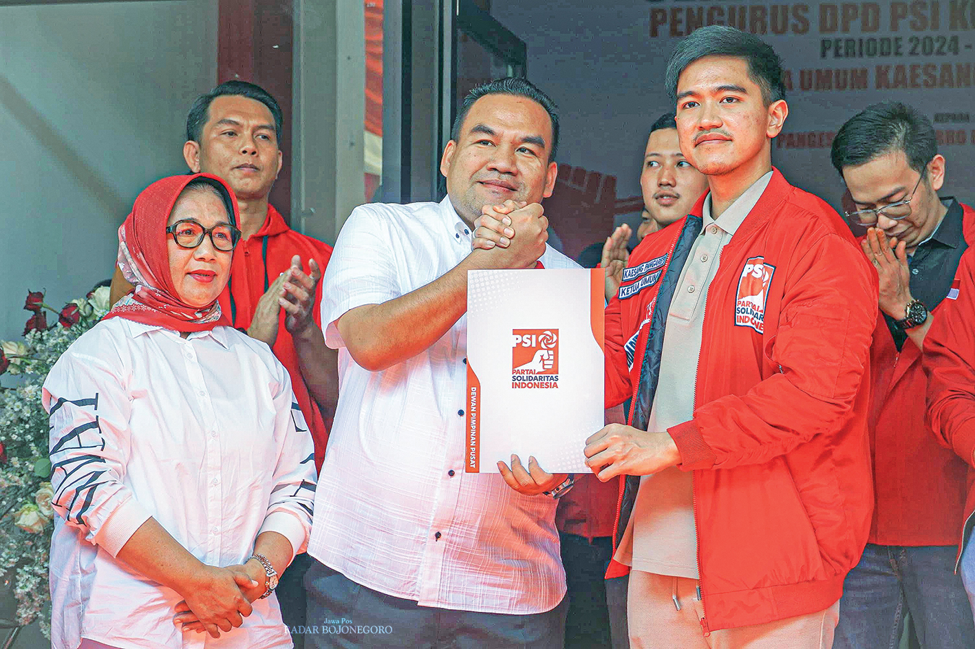 REKOM : Paslon Arief Rohman-Sri Setyorini mendapatkan rekomendasi dari Ketum PSI Kaesang Pengarep.