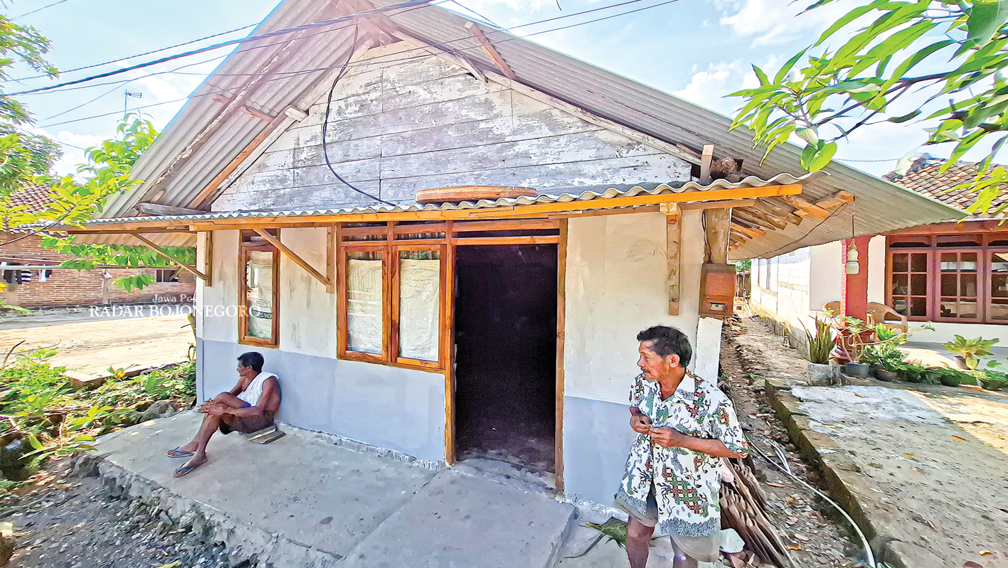 BEDAH RUMAH: Salah satu rumah dari proyek bedah rumah aladin, dari Rp 20 juta per unit, tahun ini naik Rp 30 juta.