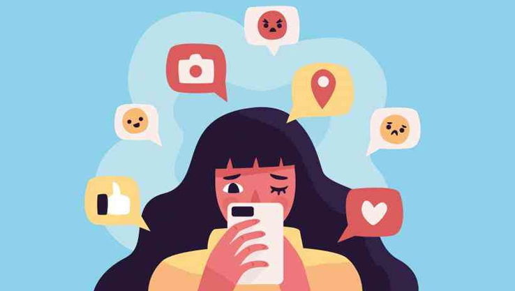 Ilustrasi Pengaruh Medsos. (IST/RADAR BOJONEGORO)