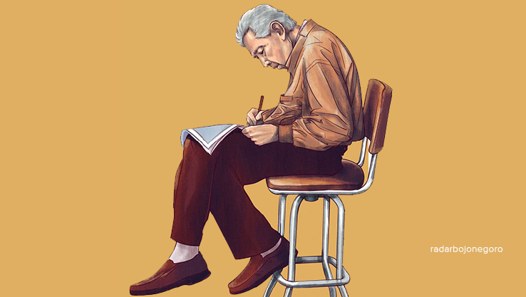 Ilustrasi Pena Mbah Darmo. (IST/RADAR BOJONEGORO)