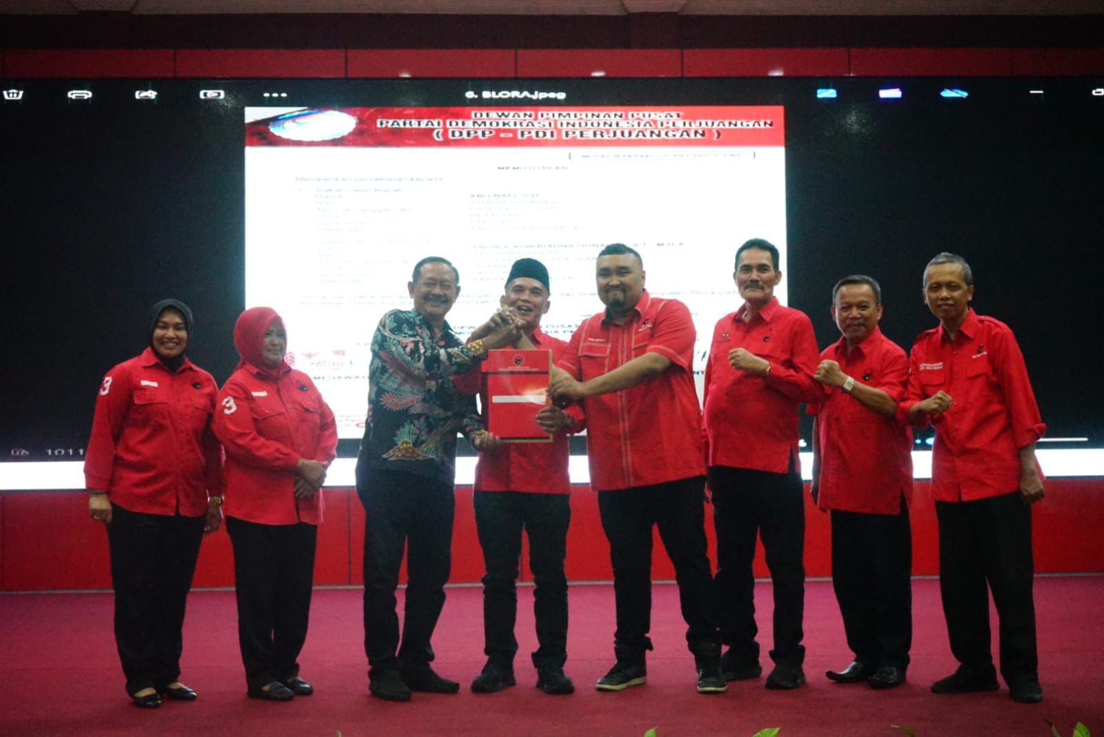 PDIP beri rekomendasi ke pasangan Abu Nafi - Andika Adikrishna di Pilkada Blora 2024.