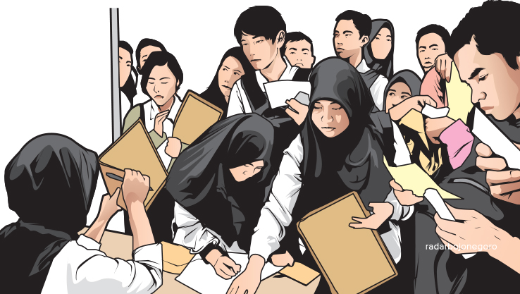 Ilustrasi Cari kerja. (IST/RADAR BOJONEGORO)