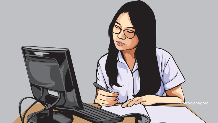 Ilustrasi ANBK. (IST/RADAR BOJONEGORO)