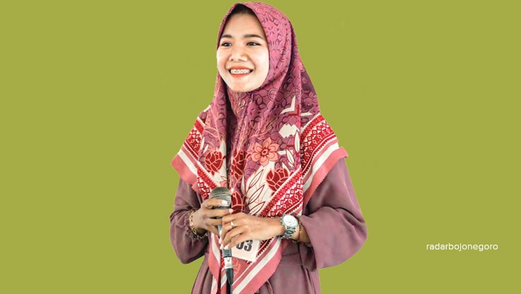 Sonia Dinana Roviqil Ula, Pernah Ikut Audisi KDI. (IST/RADAR BOJONEGORO)