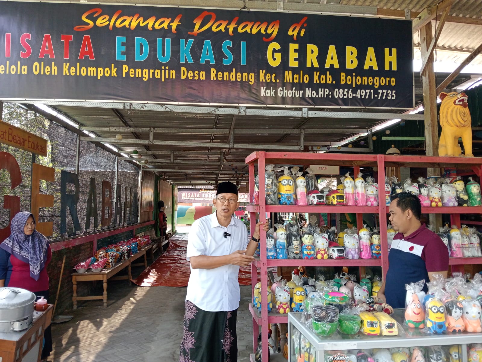 Mas Teguh kunjungi wisata edukasi gerabah di Malo.