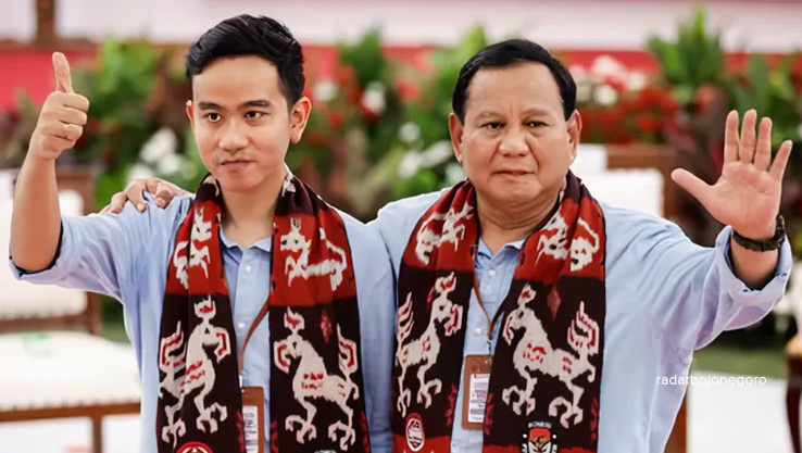 PR Prabowo-Gibran 100 Hari Pertama Menjabat, Konsolidasi Kabinet Koalisi Gemoi. (IST/RADAR BOJONEGORO)